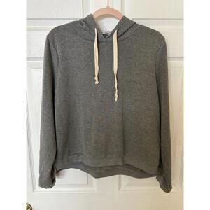 Sweet Romeo Grey Cropped Hoodie Size Large